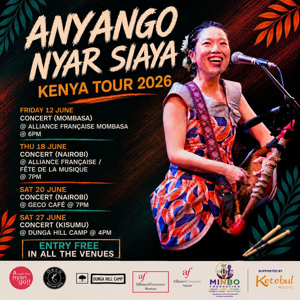 Ziara ya Kenya ya Anyango 2026 Imetangazwa!