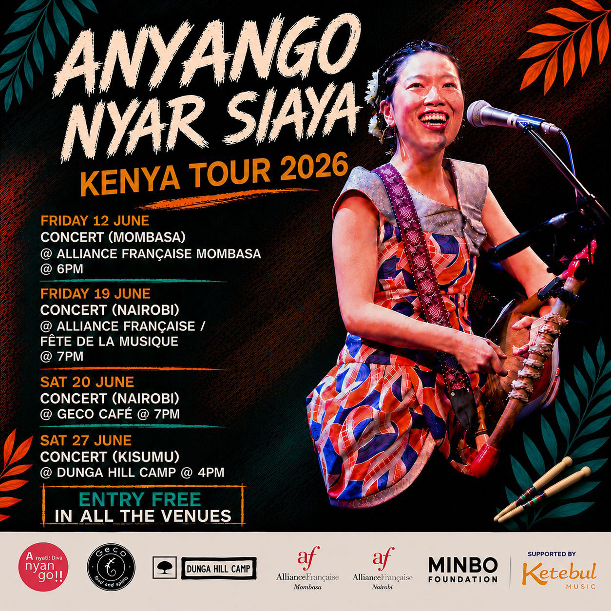 Ziara ya Kenya ya Anyango 2026 Imetangazwa!